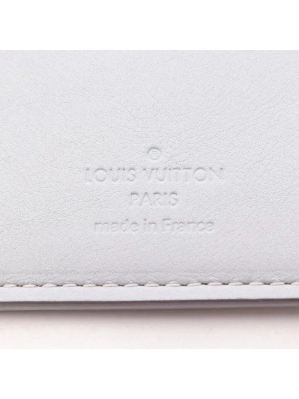 Louis Vuitton Bifold Wallet Portefeuille Brazza Damier Infini Pale Blue Leather